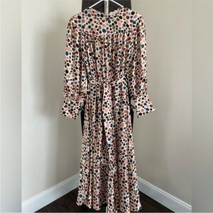 Massimo Dutti Polka Dot Maxi Dress